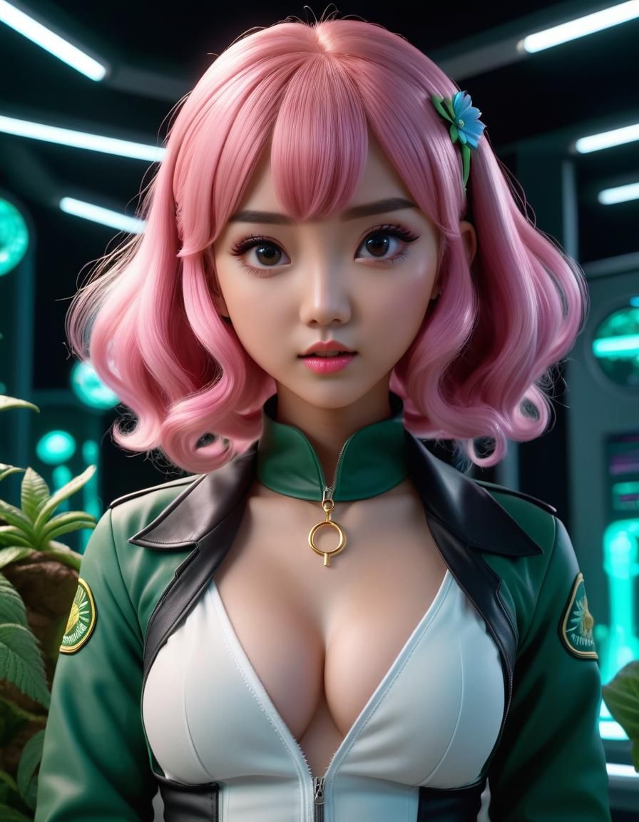 Biopunk Waifu: Biotechnology's Perils in Anime Style