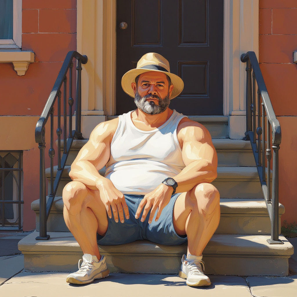 Enjoying the summer in the city.