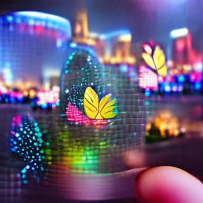Holographic Chinese Cityscape: A Fusion of Past and Future