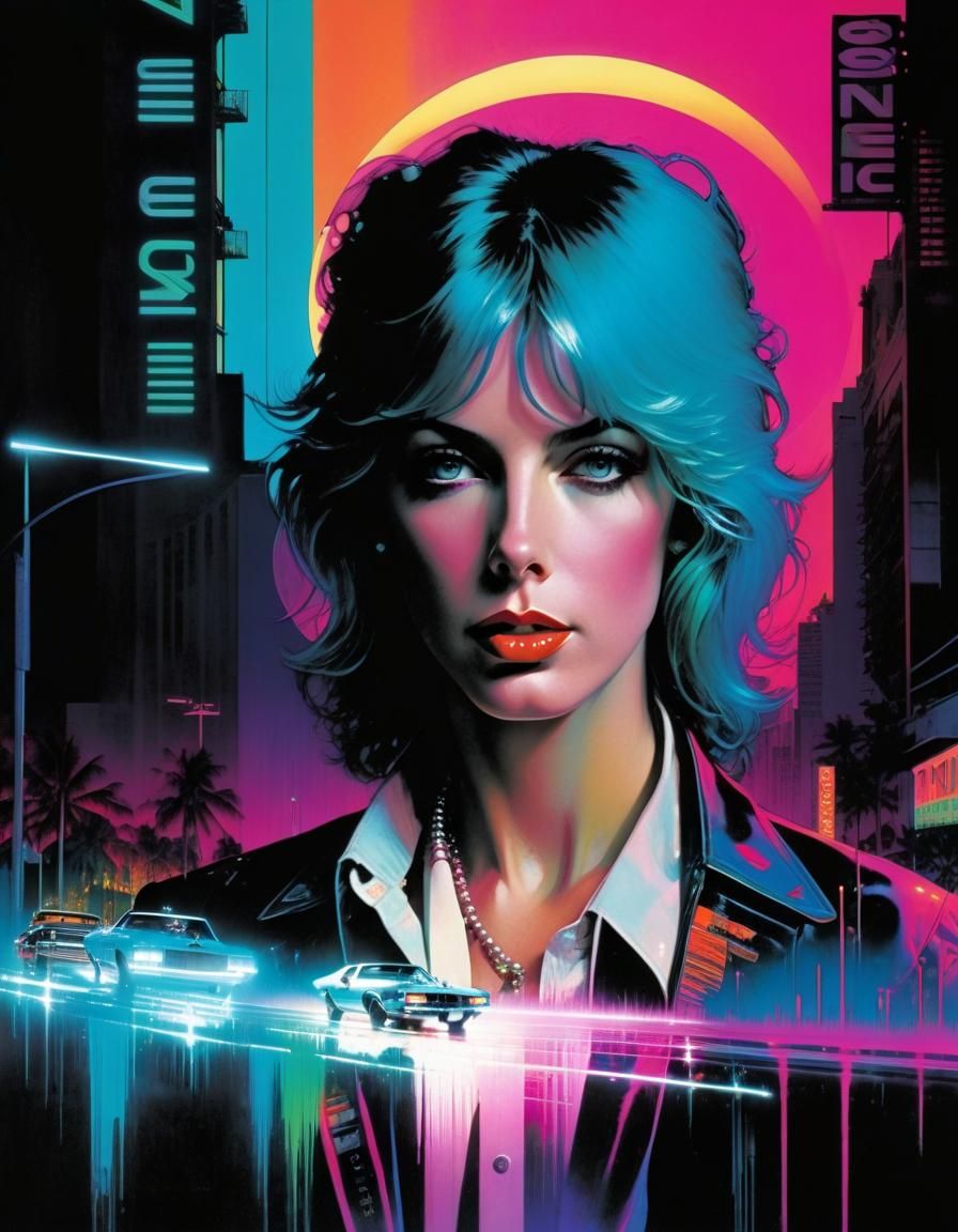 Surreal Miami Vice in Dreamy Digital Art