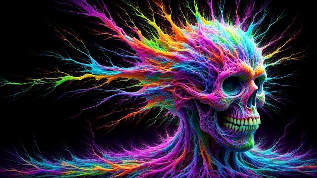 Surreal Hatchling Portrait in Biomechanical Horror Style