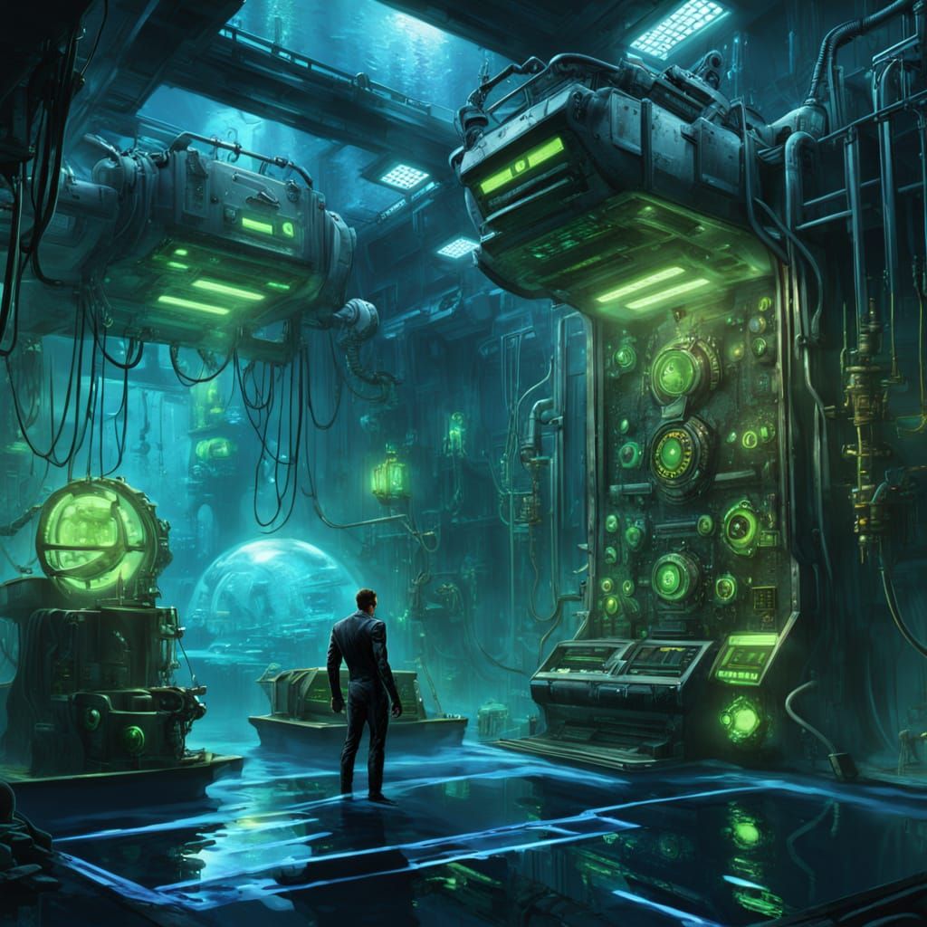 Supervillain Base Concept Art In Dark Digital Painting