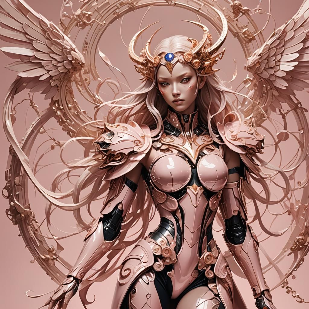 Cybernetic Angels Fall in Surreal French Horror Style