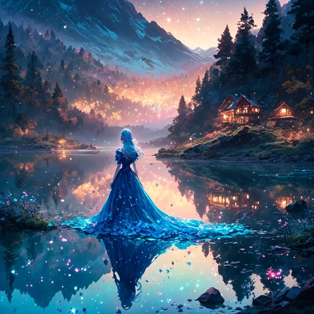 Starry Night Reflections