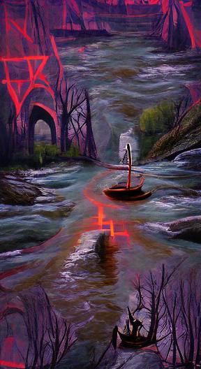 Crossing the River Styx: A Dark Journey