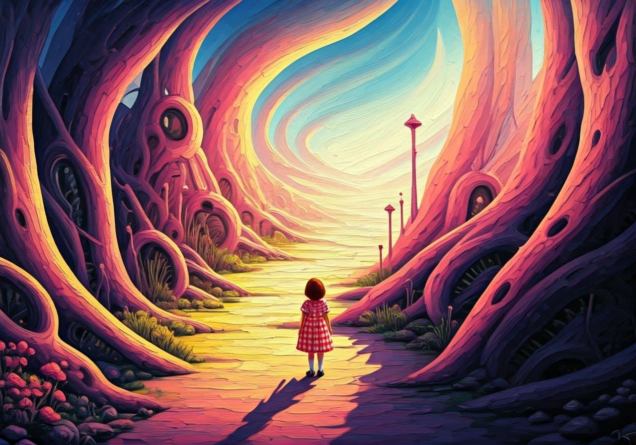 girl in fantasy land