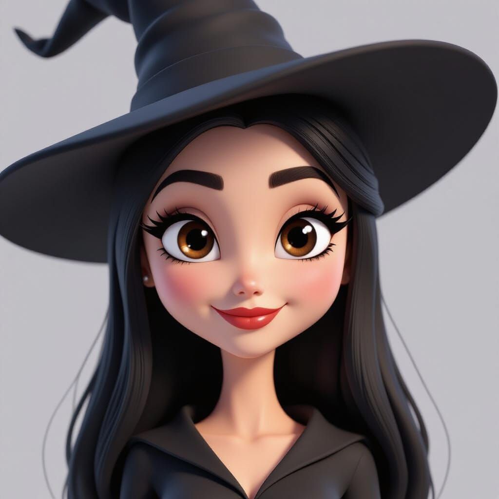 Lilith the Witch: Animated 3D Stick Figure Character