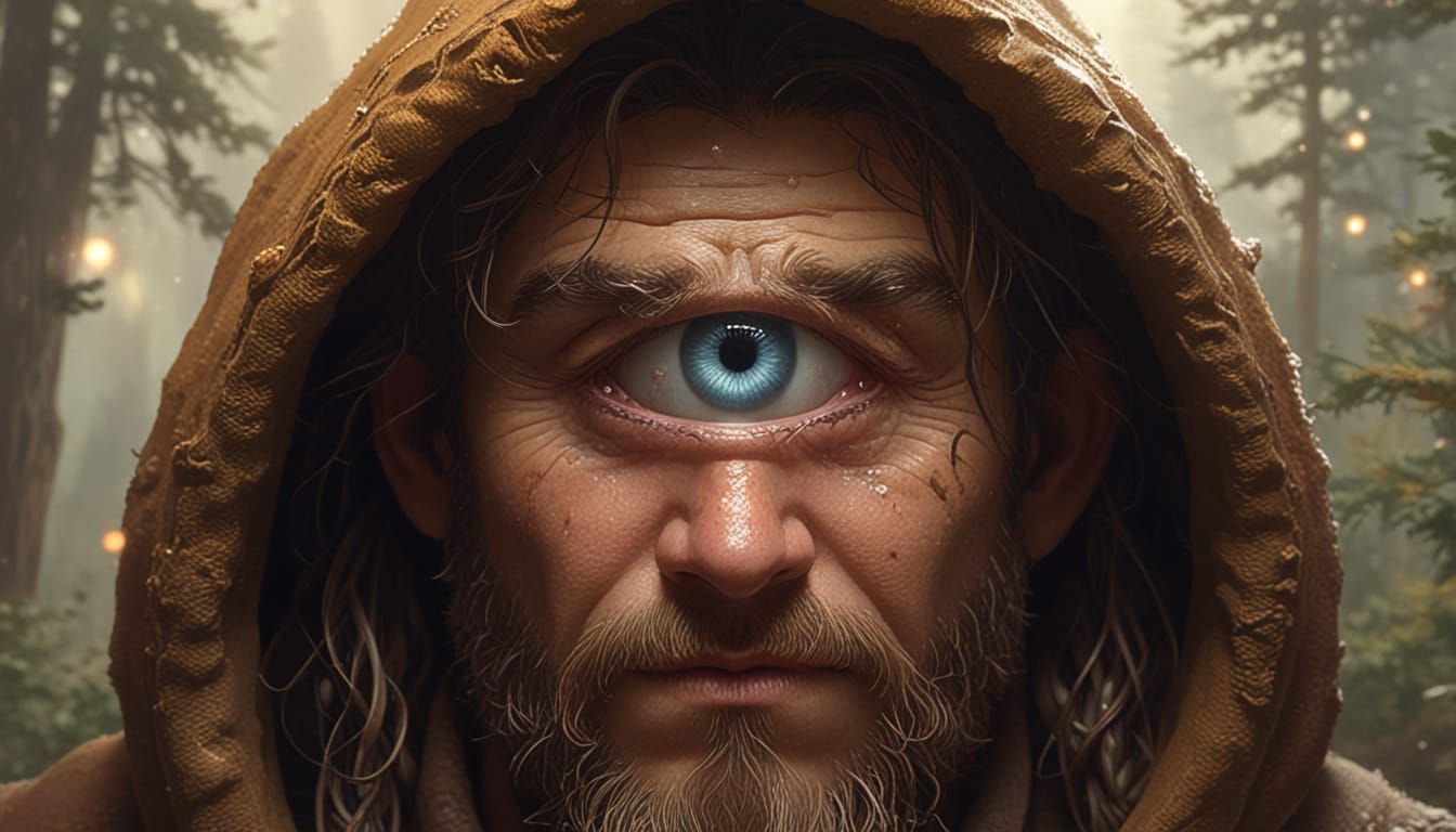 Extremely Rare Blue-Eyed Cyclops Caught on Hidden Nature-Watch Camera 16:9