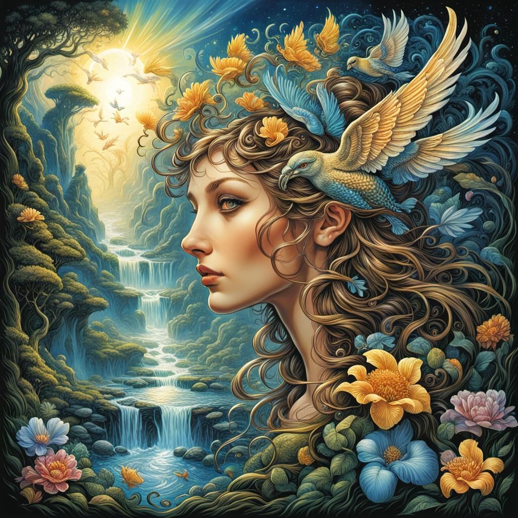 Comic Book Art in Style of Mark Brooks