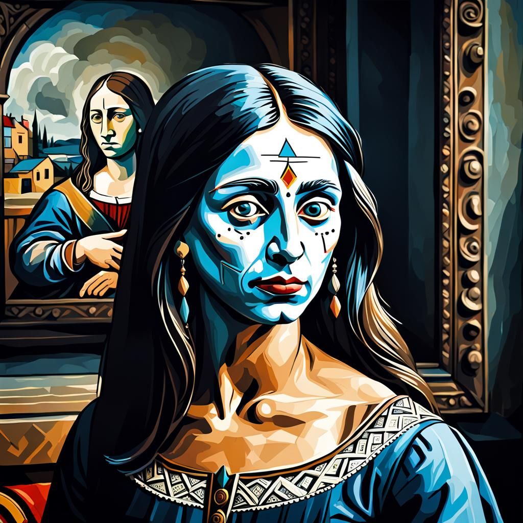 La joconde, Picasso style