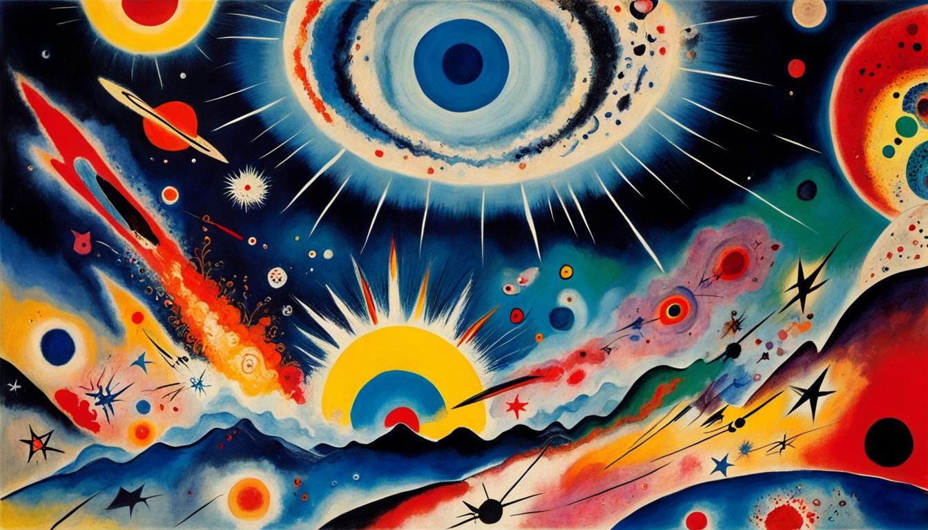 Abstract Nuclear Blast in Vibrant Colors