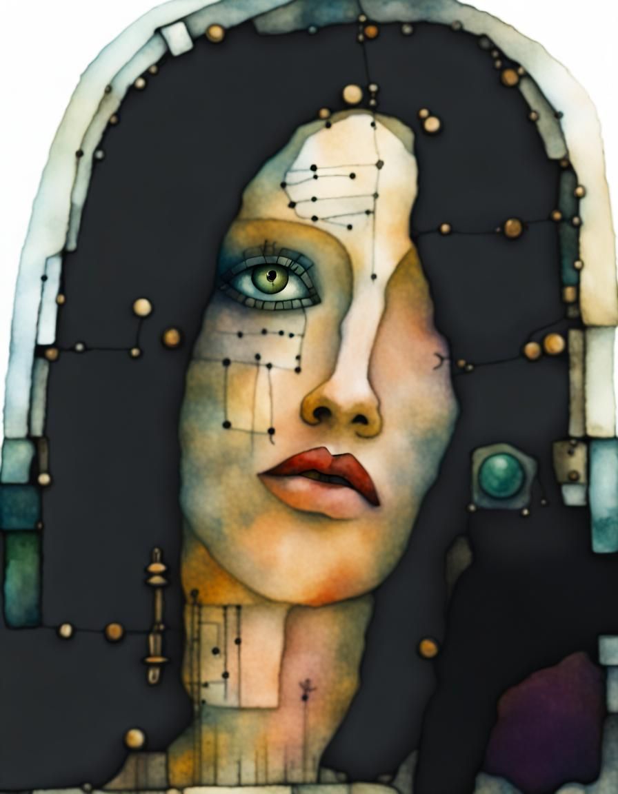 self portrait experiment 6 - transistors