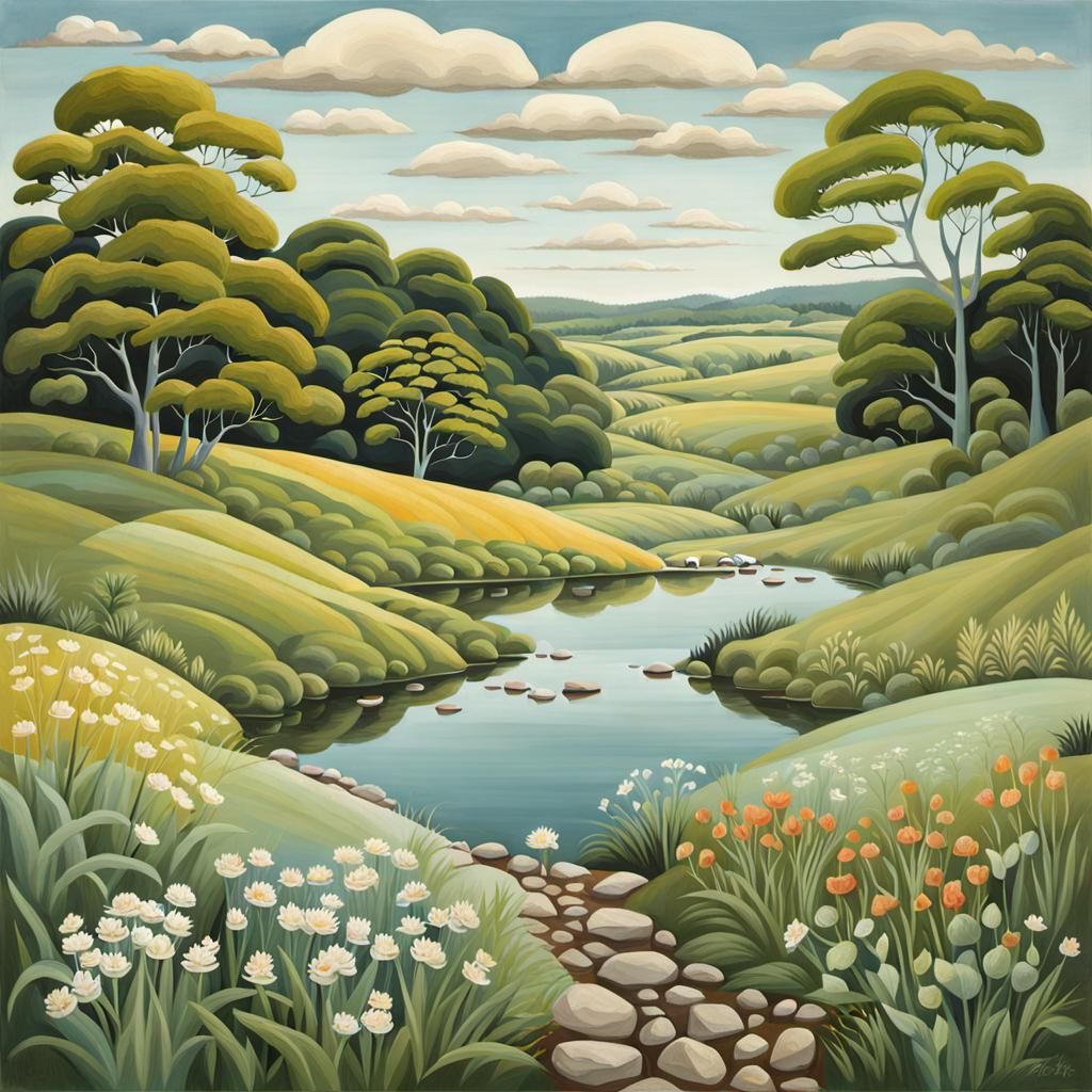 Landscape BY Rebecca Green, Kehoe