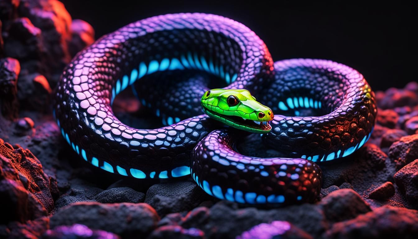 Neon snake