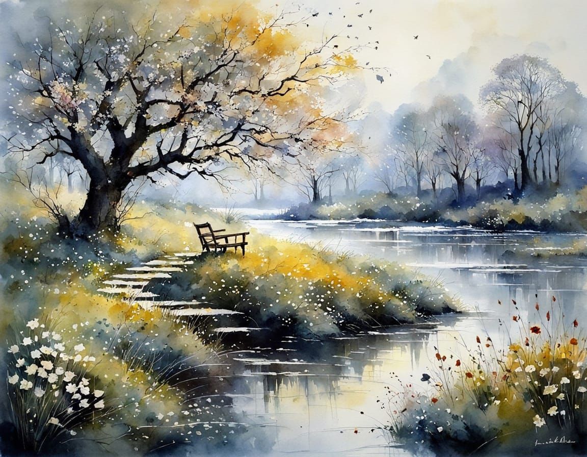 Blossoming Dreams in Vibrant Colors