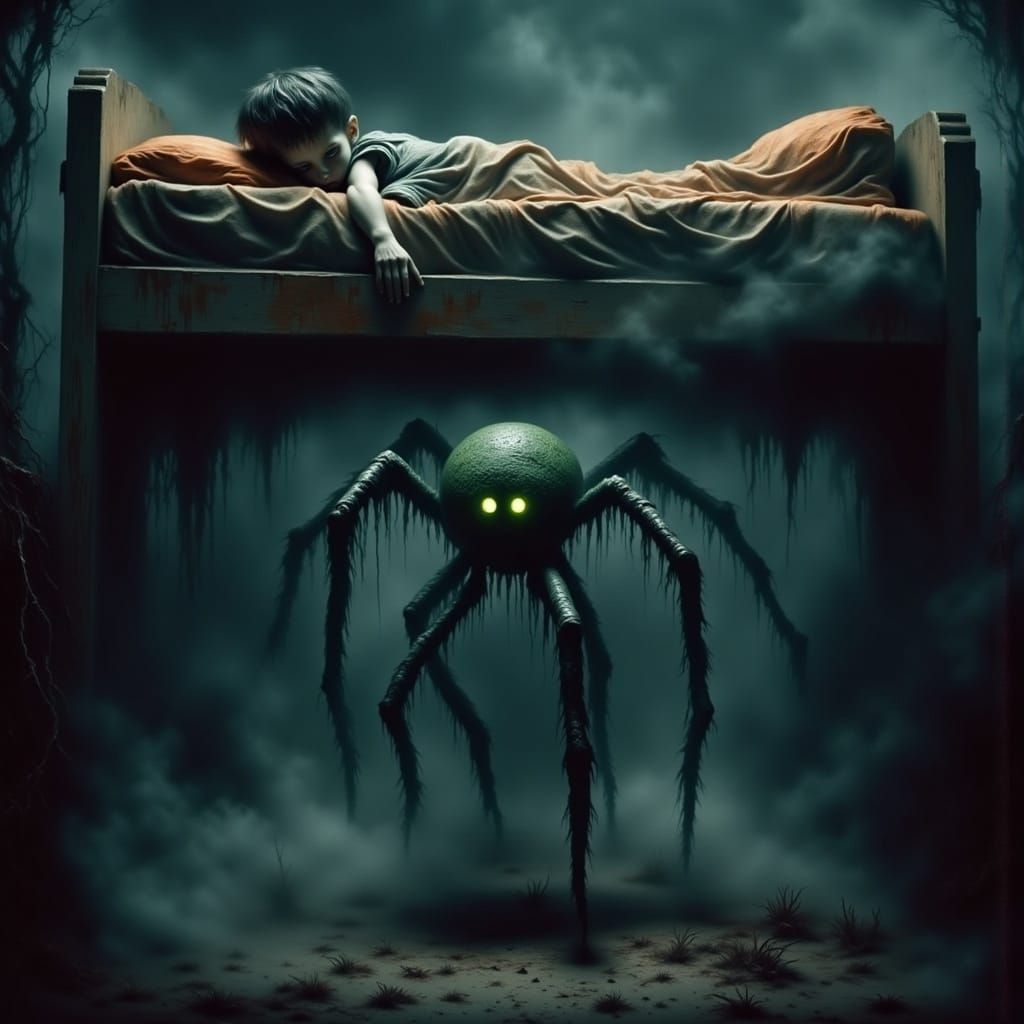 A BIG Spider is Under my Bed!