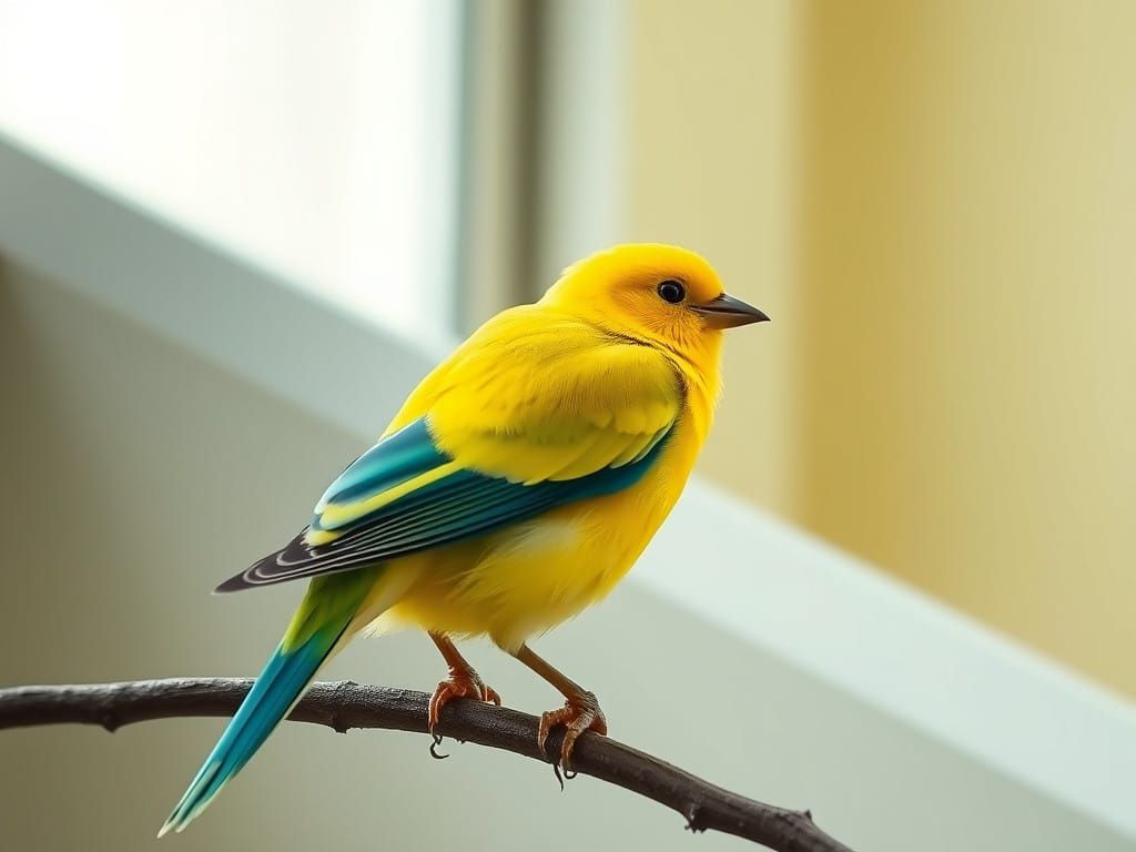 Radiant Nordic Scene in Vibrant Colors