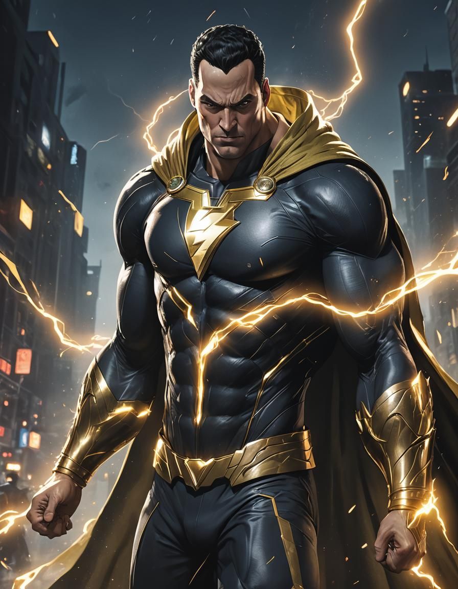 Midnight Superhero in 3D Anime Style