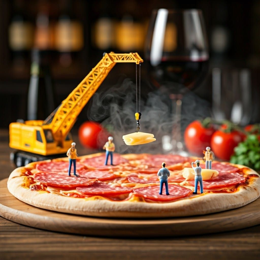 Pizza construction works