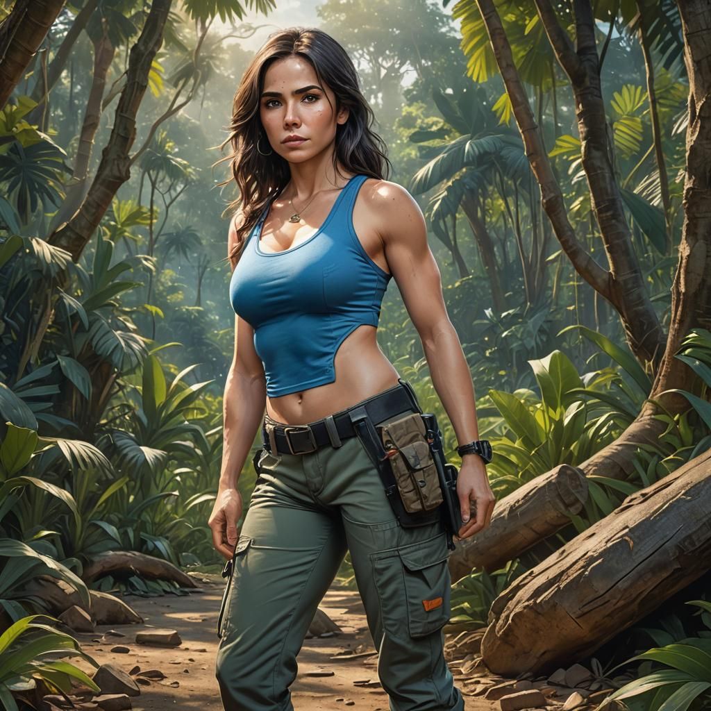 martha higareda as lara croft