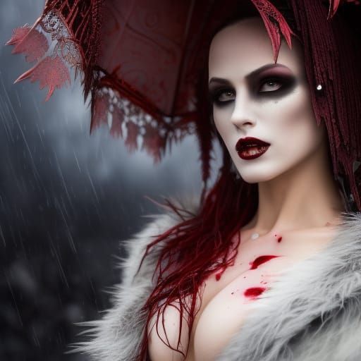 Sidney Sweeney as Vampire in a Dark City