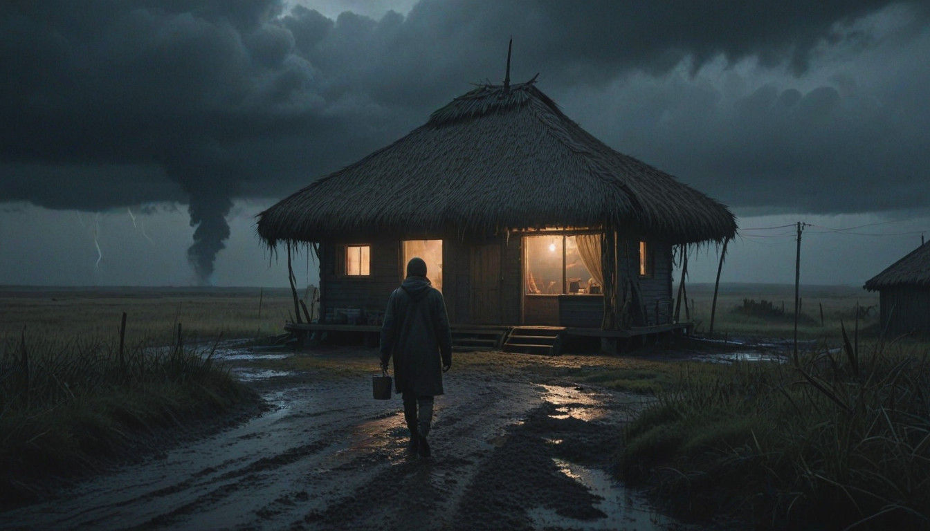 Snarling Humunculous in Ominous Gas Swamp Ambiance