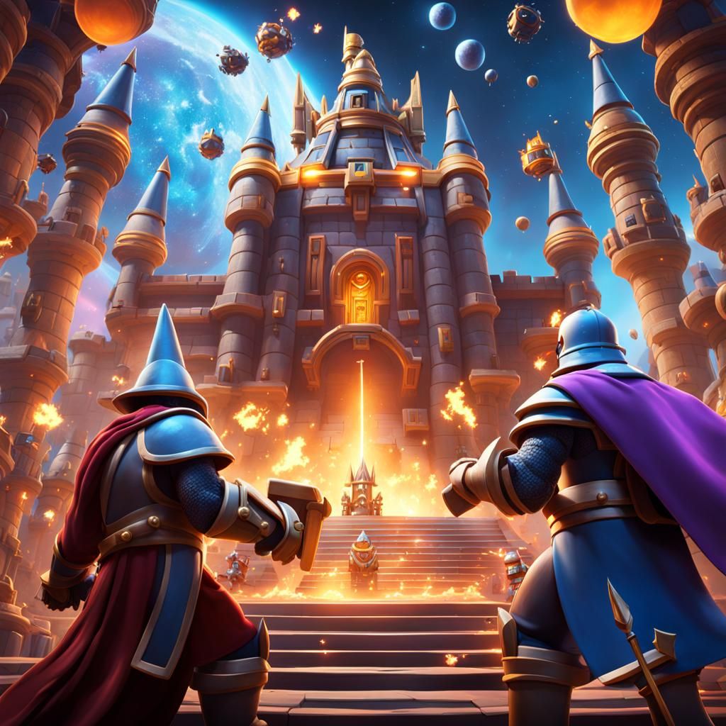 Clash Royale in Space: Wizard's Galactic Siege