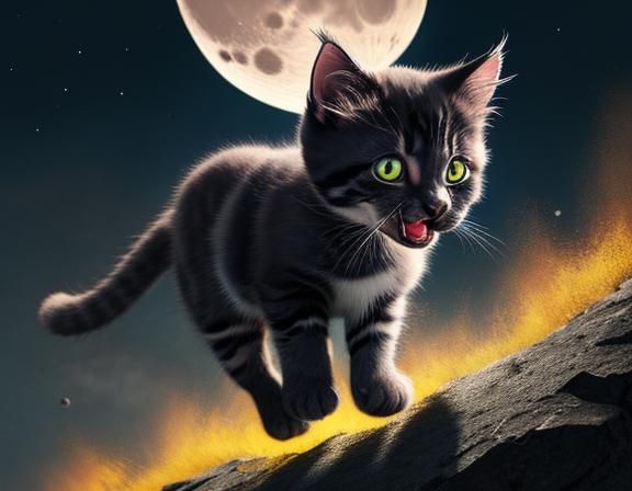 Kitten Roaring at the Moon: Magnetic Vision