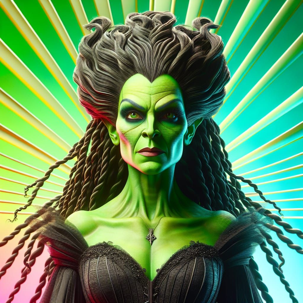 Wicked Witch of the West Reimagined in 3D Digital Art