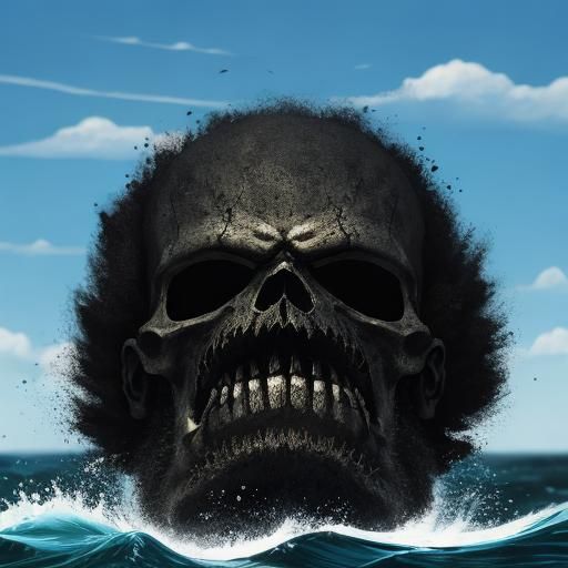 Fearsome Blackbeard Pirate Portrait
