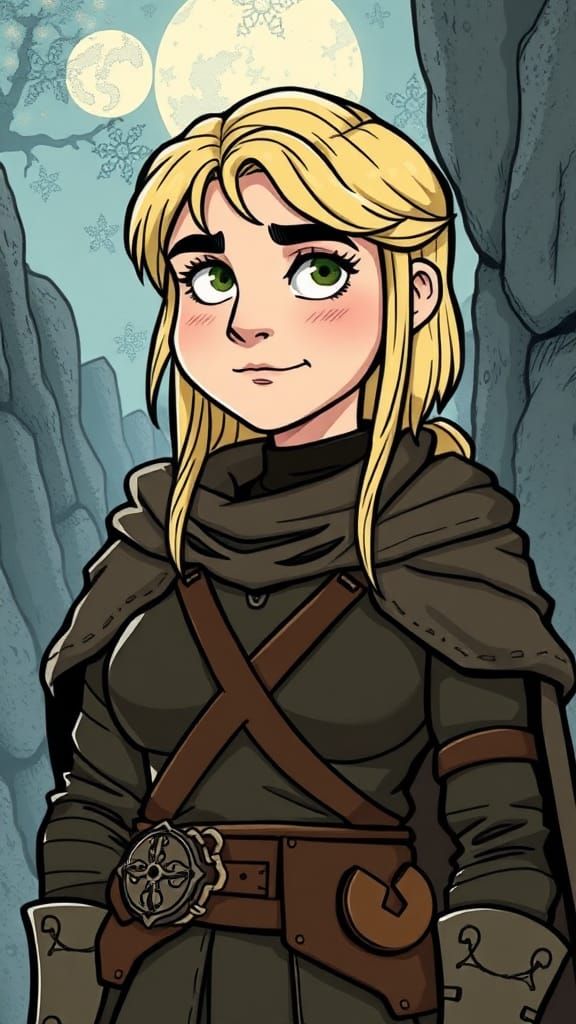 Cartoon Brienne of Tarth