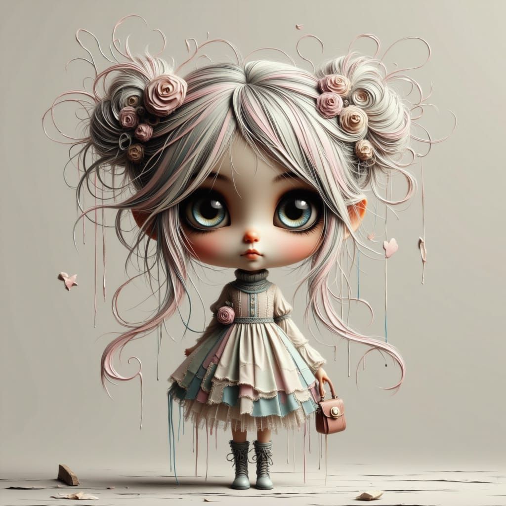 Super Cute Bohemian Moonchild Portrait