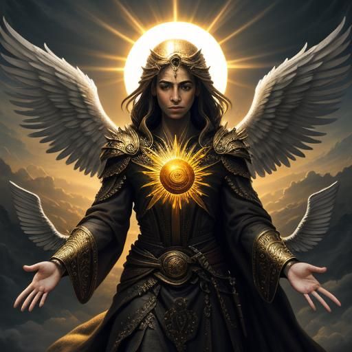 Angel Holds the Sun: Digital Matte Painting