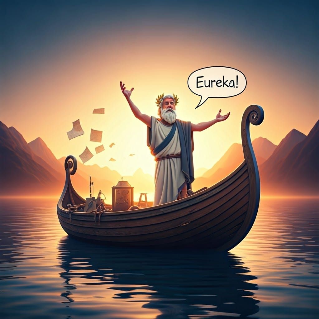 Mathematician Archimedes formulated the principle of buoyancy (Archimedes’ Principle), which explains why objects float ...