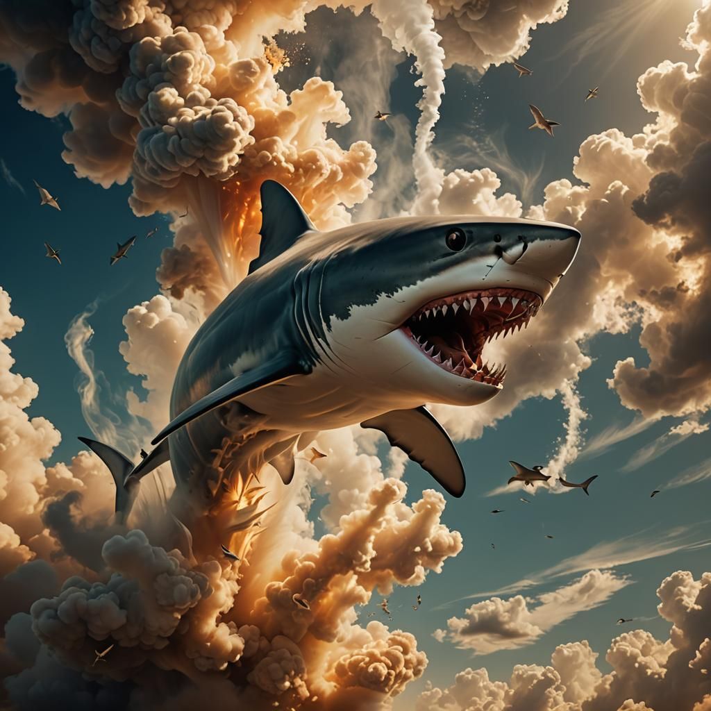 The rare flying shark