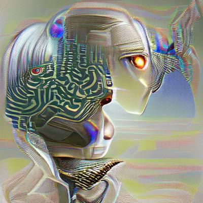 Futuristic Cityscape with Flying Vehicles