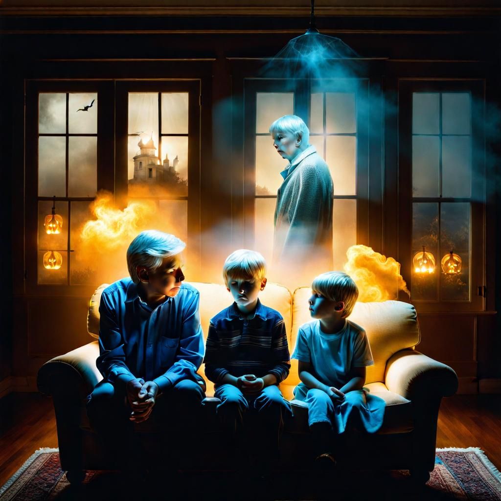 Haunted Boy Watched Over by Grandparents