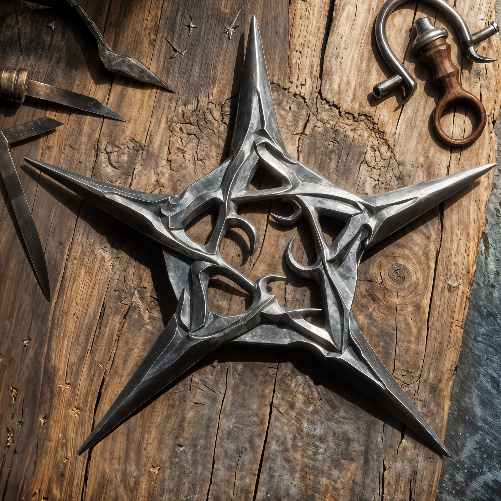 The forging of another deadly weapon at the Fickle Existence...