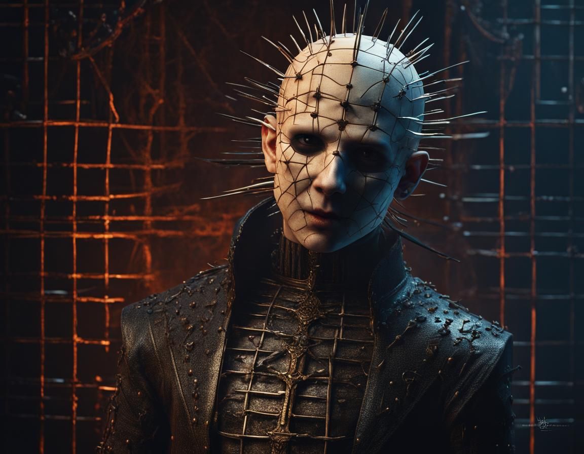 Boy Pinhead Hellraiser: Detailed Matte Painting