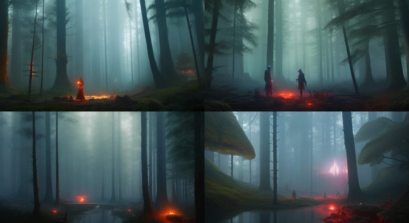 Mushroom Character with Fiery Wings in Pixar Style