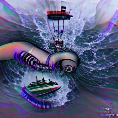 Disturbing Submerged Machinery in Murky Water