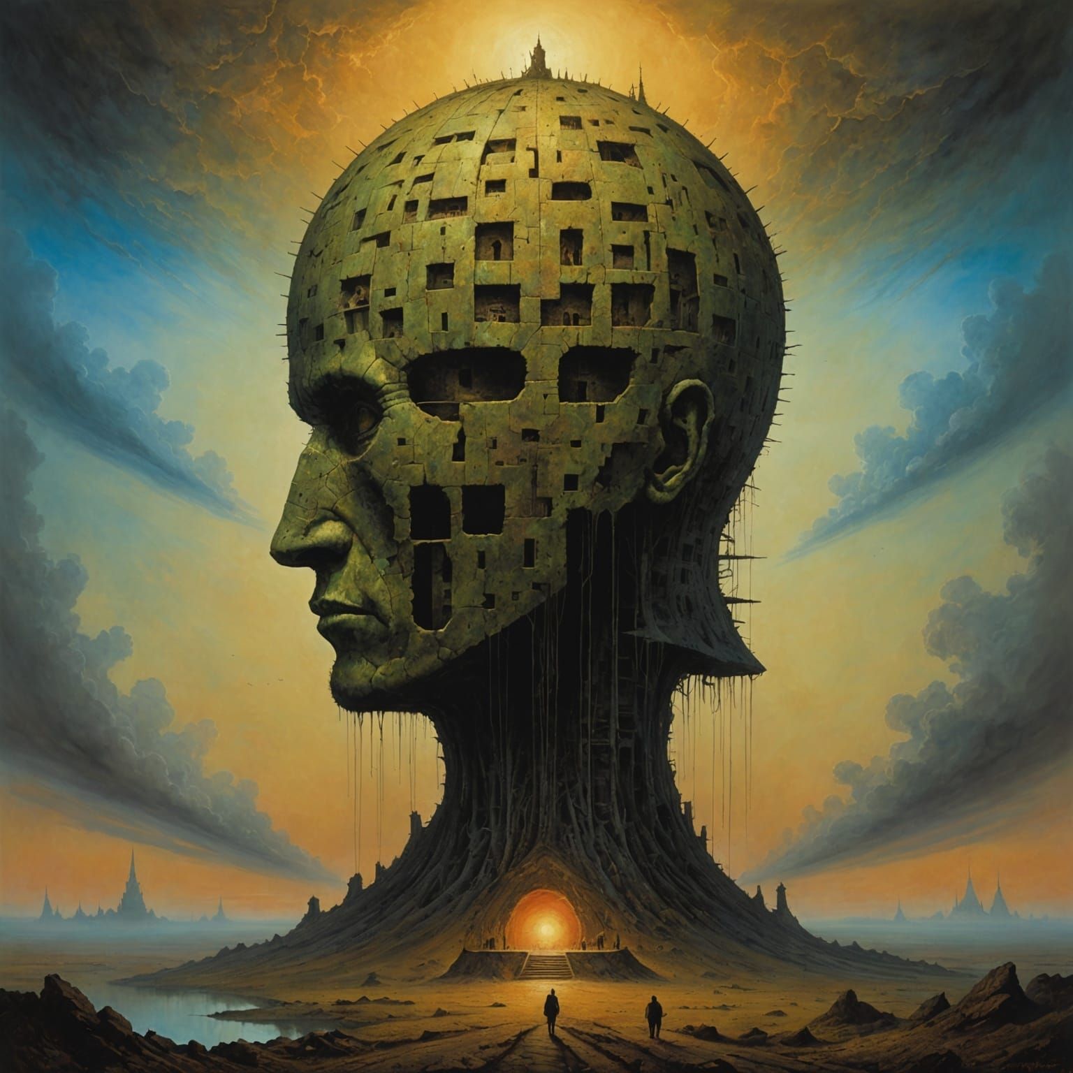 Surrealism. Masterpiece à la Zdzisław Beks...