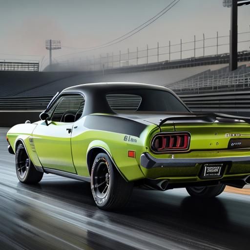 1972 Dodge Demon on Texas Motor Speedway