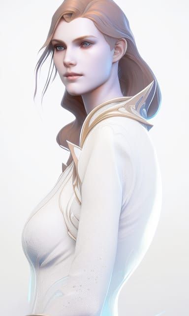 Ethereal Fantasy Portrait with Dynamic Lighting