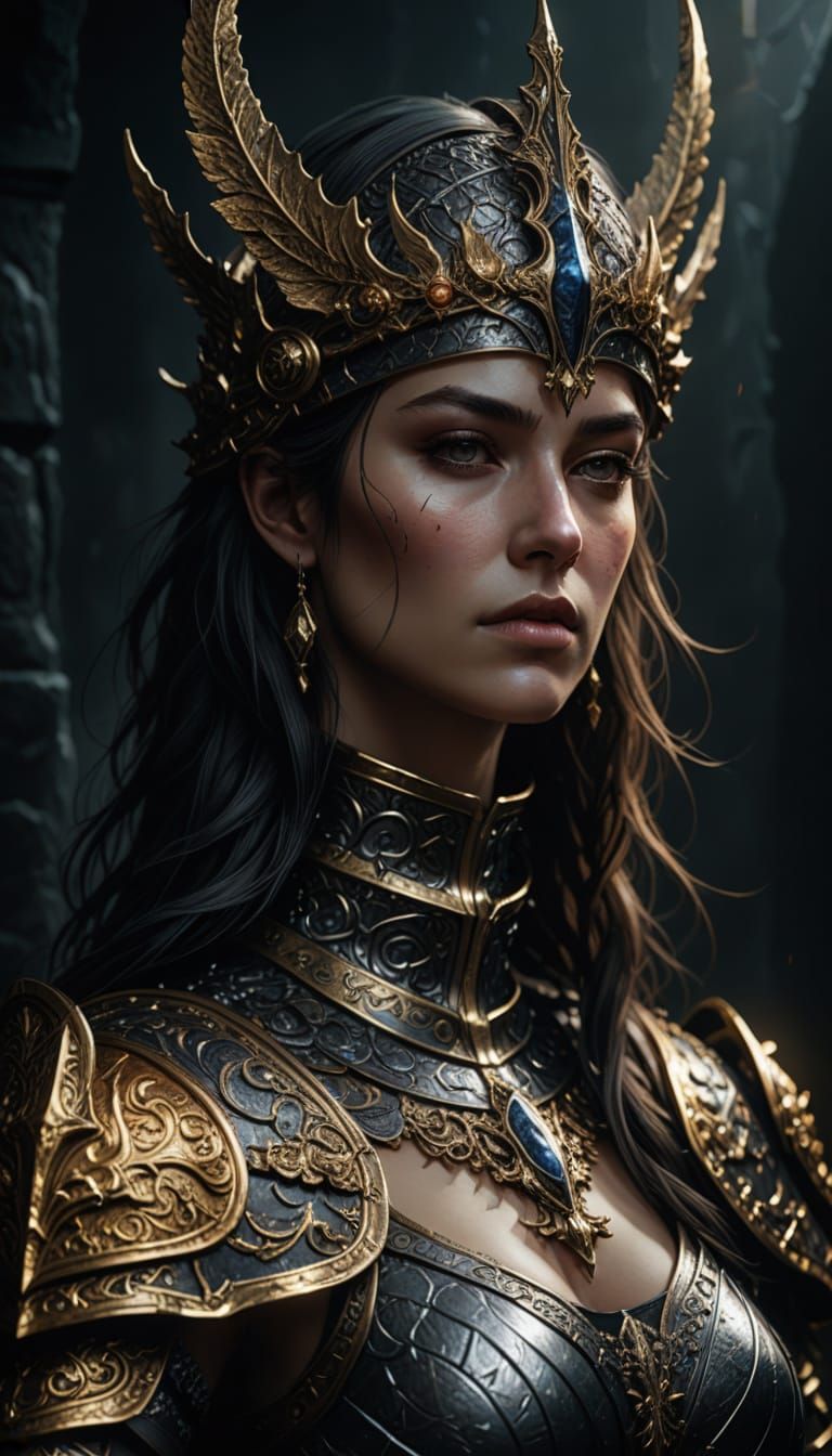 Goddess Queen of Dark Souls in Dark Fantasy Art
