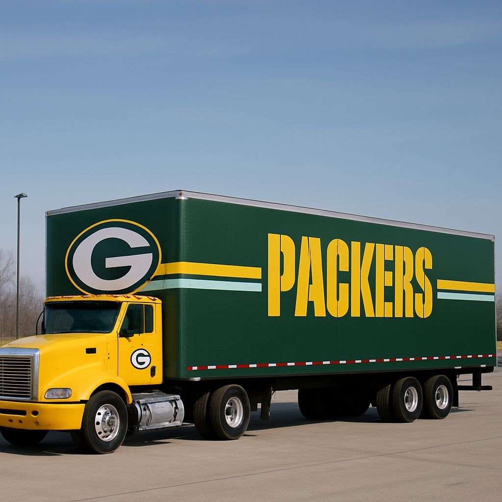 Green Bay Packers Semi Truck Image