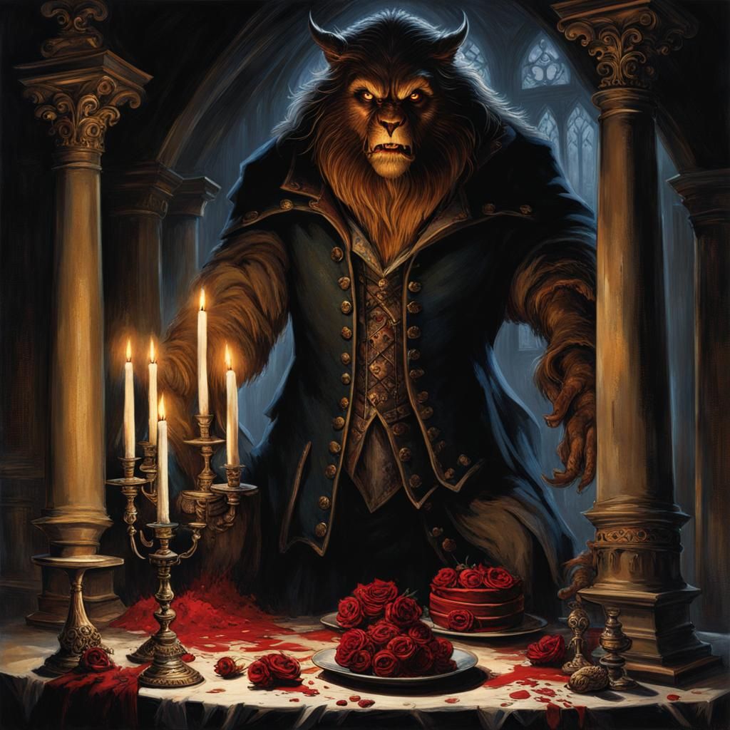 Beauty and the Beast: Sinister Horror Scene