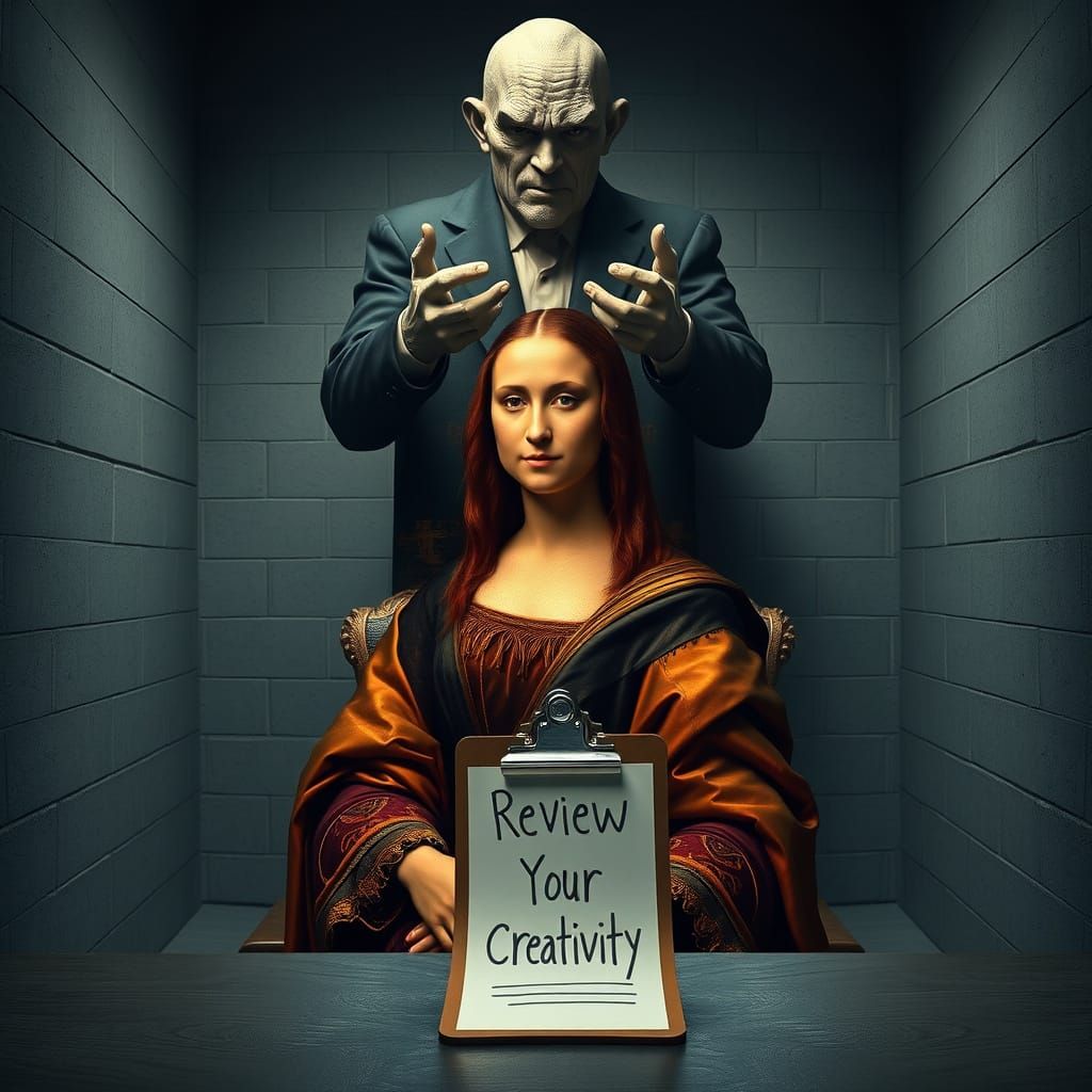 Mona Lisa's Creativity Review: A Dark Fantasy Portrait