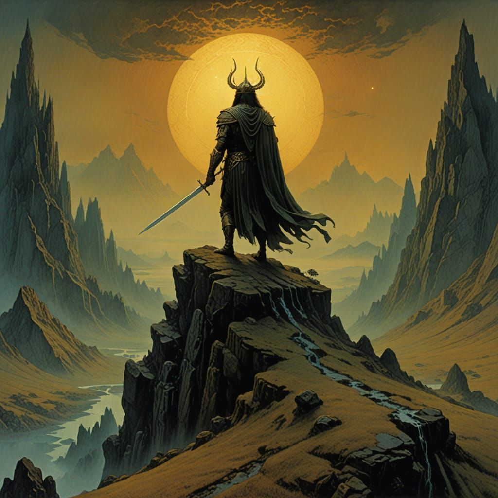 Fingolfin: Dark Fantasy Elf Warrior