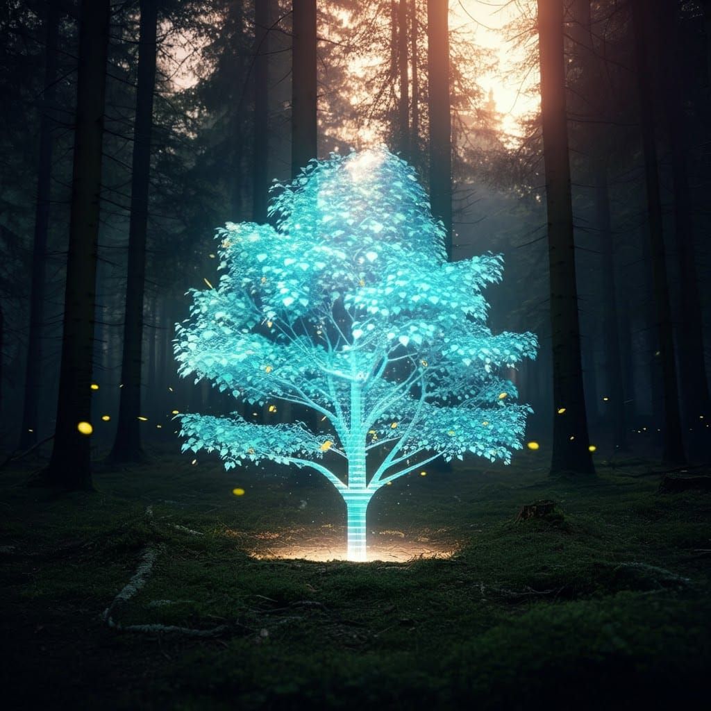 Hologram tree starting to glitch
